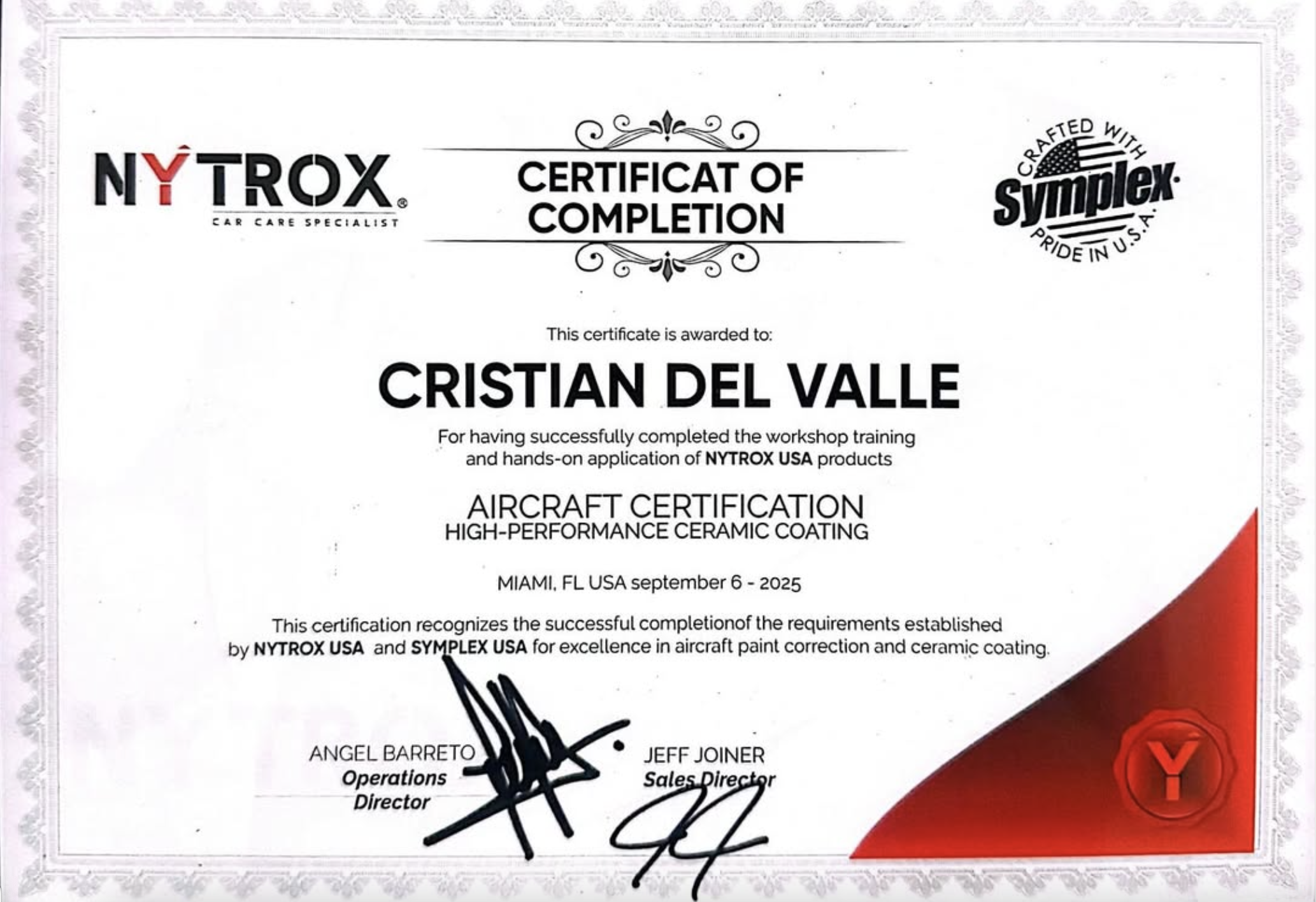 Detailing Certification 5